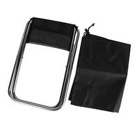 ANKROYU Mini design pieghevole con piegatura compatta leggera per la pesca in argento da picnic size per picnic in argento da picnic size m M S taglia d'argento oro. (Argento)