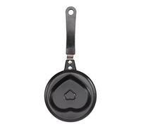 ANKROYU Mini Nonstick Egg Frying Pan Stainless Iron Innovative Korean Breakfast Pot DIY Mini Omelette Pan Mold for Kids College Students Quick Easy Cooking (A forma di cuore)