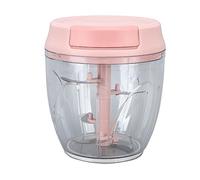 ANKROYU Mini tritatutto per aglio, robot da manuale, design ergonomico efficiente, fondo antiscivolo per utensili da in plastica (l)