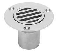 ANKROYU MJS025 Dranaggio del Ponte del Pavimento di Yacht Marino Scupper 316 Scola d'Acqua in Acciaio Inossidabile per ringhiere per Yacht Marittimo Argento 82 mm