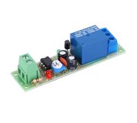 ANKROYU Modulo relè JK02 Scheda interruttore timer regolabile DC5V con contatti normalmente aperti e chiusi Indicatori LED per controllo industriale ed elettronica fai-te (5S)