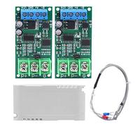 ANKROYU Modulo sensore di temperatura PT100 MODBUS RTU Trasmettitore di resistenza termica di grado industriale con sonda per il controllo di processo di automazione HVAC 60x30x16