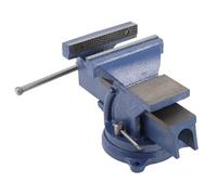 ANKROYU Morsa da banco professionale in ghisa resistente, base girevole da 5 o 6 pollici, morsa da ingegnere con ganasce in acciaio, pinze per tubi incudine, per la lavorazione dei (6 pollici (ID 153