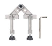 ANKROYU Morsetto a doppia maniglia del tubo in alluminio fusione di rilascio rapido morsetto angolare ad angolo destro con mascella oscillante 10 180 ° regolabile per saldatura in