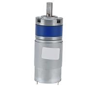 ANKROYU Motoriduttore epicicloidale 12V Coppia elevata Motore con riduzione della velocità con spazzola in carbone a basso rumore con albero a D Bobina in rame per robotica Elettro (32 Giri/Min)