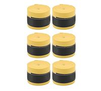 ANKROYU Nastro per impugnatura a tennis premium premium glassati anticomagni assorbimento del sudore per il sudore overgrip per le corde da pesca da pesca a squash da tennis per ci (Gialllo)