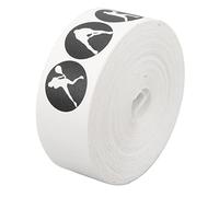 ANKROYU Nastro per la Testa della Racchetta Premium PU AntiGraffio Adesivo Protettivo per la Testa della Racchetta da Tennis Accessori Sportivi 24mm Larghezza 5M Lunghezza (Bianca)