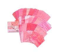 ANKROYU Nota di carta memo note non appiccicoso Note 100 foglio decorativo DECORSO DECORATIVO DIY FACILE da scrivere Small Note Paper per le forniture per la scuola per uffici stud (Rosso)