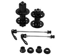 ANKROYU P3 6 Pawls Disco Freno Hub 32 Fuli Rilascio rapido 4 Cuscinetto sigillato 8 11 Velocità 72 Ring Mountain Bike Hub in lega di alluminio Durevole per gli appassionati di cic (Nero)