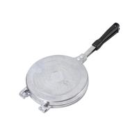 ANKROYU Padella antiaderente a doppia faccia per pancake, per sandwich, per la colazione, in lega di alluminio, essenziale per la di casa, campeggio, dormitori (UNA)