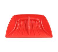 ANKROYU Pala in plastica resistente Pala da neve in materiale PP di grande capacità per la costruzione di giardini Ghiaia Terreno Foglie Sabbia Rimozione neve Strumento multiuso (Rossa)