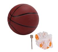 ANKROYU Pallacanestro in gomma premium misura 7, palla da gioco professionale per allenamento indoor e outdoor, per giovani adulti, basket standard ufficiale con ago e rete