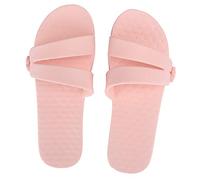 ANKROYU Pantofole estive portatili non fiordanti non slip per donna dolce comoda pannelli da bagno per casa hotel viaggio rosa colore m taglia 37 38