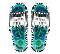 ANKROYU Pantofole Per Digitopressione di Sollievo, Pantofole Per Massaggio con Terapia Magnetica Scarpe con Magnete Per Massaggiatore Per La Cura dei Piedi Sani(Man)