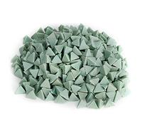 ANKROYU Pasta abrasiva professionale per lucidatura di gioielli, ad alte prestazioni, taglio angolare a tre stelle per lucidatrice a vibrazione, per pietre, conchiglie e ossa, conf