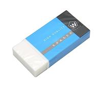 ANKROYU Pencil Eraser Large White Rubber Clean Removal Effortless Erasing No For Office Home Art Drawing 3.1x1.6x0.5in