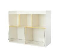 ANKROYU Piani di stoccaggio del tè Pianto multi -livello Organizzatore di plastica integrato per cucina Dormitory Office Hotel ristorante 27 x 14 x 29,5 cm 1730,00g