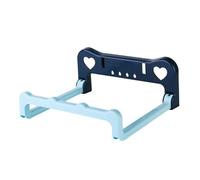 ANKROYU Pianto di lavaggio a parete Pieno pieghevole in plastica pieghevole Scaffale di stoccaggio del bagno non distruttivo per il bagno Organizzatore di risparmio spaziale cucina (Blu)