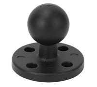 ANKROYU Piastra adattatore sferica AMPS da 1 pollice, lega di alluminio resistente, base rotonda antiscivolo, supporto per barche, kayak, camion, grado marino 6061, staffa di monta