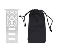 ANKROYU Piastra di Estensione per apparecchi a Gas in Acciaio Inossidabile Premium 304 Taglio CNC IGT Accessorio per bruciatore Piatto per Snowpeak GS 450R GS 450K Fornello da Camp (Argento)