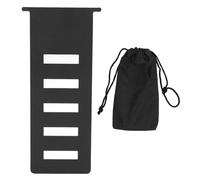 ANKROYU Piastra Piastra di prolunga per spina per apparecchio Piastra di prolunga per tubo per apparecchio a gas in acciaio inossidabile per Snowpeak GS 450R GS 450K IGT Fornello p (Nero)