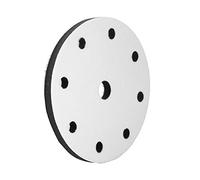 ANKROYU Platorello abrasivo in morbida spugna, diametro 150 mm, cuscino di interfaccia con supporto adesivo magico, per lucidatrici elettriche e pneumatiche, rettificatrici, riduzi (6 pollici 9 fori)