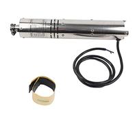 ANKROYU Pompa sommergibile solare da 12 V, pompa dell'acqua CC senza spazzole con regolatore MPPT integrato, pompa sommergibile in acciaio inossidabile ad alta prevalenza per irrig (S122T-30)