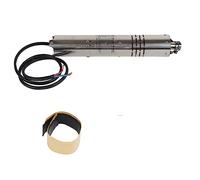 ANKROYU Pompa sommergibile solare da 12 V, pompa dell'acqua CC senza spazzole con regolatore MPPT integrato, pompa sommergibile in acciaio inossidabile ad alta prevalenza per irrig (Q123T-20)