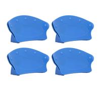 ANKROYU Porta carte da poker Porta carte in plastica a mani libere Organizzatore di carte da poker espandibile per giochi di pazienti anziani Set di 4 materiali ABS spessi e resist