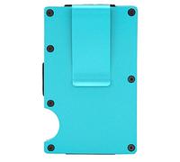 ANKROYU Porta del biglietto da visita in acciaio inossidabile Slim Case portatile Organizzatore del portafoglio per i professionisti e imprese Gift aziendali 8.6x5.3x0.6cm 115G (X-11#a)
