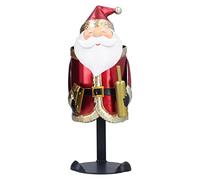ANKROYU Portabo dei viti Wine di Babbo Natale Elegante Porta del vino di ferro elegante per la decorazione di Home Office Festiva e l'idea del