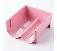 ANKROYU Portabottiglie per bottiglie d'acqua del vino impilabile Spazio risparmio anti -slitta organizzatore di stoccaggio di fondo vuoto per frigorifero controsoffitti cucina panorami PP (Rosa)