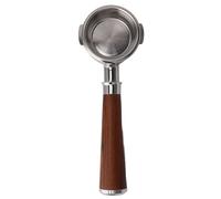 ANKROYU Portafilter nudo senza fondo 58 mm Macchina da caffè universale per caffè doppio portafilter in acciaio inossidabile portafilter per caffè per caffè 9 serie commerciali ma (Digitare un ramo