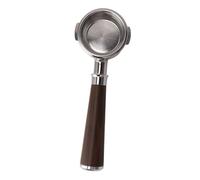 ANKROYU Portafilter nudo senza fondo 58 mm Macchina da caffè universale per caffè doppio portafilter in acciaio inossidabile portafilter per caffè per caffè 9 serie commerciali ma (Digitare un ramo