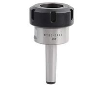 ANKROYU Portapinza MTB2 ER40 M10 Cono Morse Codolo MT2 Mandrino per tornio CNC ad alta precisione Acciaio al carbonio Argento Nero per lavorazione CNC professionale e lavorazione d