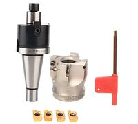 ANKROYU Portapinza, Portafresa, Fresa CNC ad Alta Precisione Resistente alle Alte Temperature, Fresa per spianare per Fresatura su Tornio CNC (4 pezzi di taglierina APMT1604APMT)