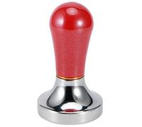 ANKROYU Pressino per caffè professionale in lega di alluminio di alta qualità, base piatta, strumento per pressare l'espresso per baristi domestici e caffetterie, rosso, blu, blu scuro, (Rosso)