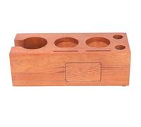 ANKROYU Pressino per caffè professionale in legno, organizer 8 in 1 con altezza regolabile, 7 scomparti e cassetto per riporre gli accessori dell'espresso, supporto compatto in leg