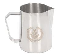 ANKROYU Professional Frothing Jug Pitcher 600ml Stainless Steel Milk Frother Cup with Eagle Spout Barista Grade Milk Frothing Pitcher for Latte Art and Cappuccino Making (Argento)