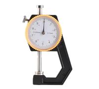 ANKROYU Professional Thickness Gauge Tester Dial Indicator Flat Head Precision Measuring Tool for Leather Craft Jewelry Making Metalworking Steel Material 0 10mm 0 20mm High Accura (Ga indice di