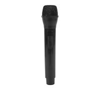 ANKROYU Professionale Realistico Microfono Falso Prop per Karaoke Spettacoli Teatrali Fotografia Puntelli Giocattoli Feste Plastica Durevole Leggero Altamente simulato (Nera)