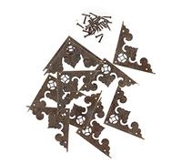 ANKROYU Protettore ad angolo in angolo antico antico angolo di guardia triangolare triangolare cover angolo cover di cover di cover di ferro durevole materiale di ferro durevole 6x6cm 10