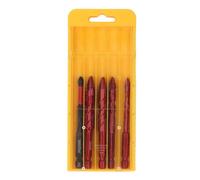 ANKROYU Punta di trapano eccentrica professionale set 5 pcs gambo esagonale obliquo twist pezzi per piastrelle in legno in cemento 6 mm 8mm 10 mm 12 mm in carburo m35 perforazione