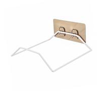 ANKROYU Punta per bacini a parete di ferro a parete pesante punzone per auto adesiva per autoadesiva gancio di stoccaggio senza perforazione per il bagno durevole arrugginitura 9x (Bianco)