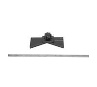 ANKROYU Puntatore del punto centrale Tracciatore circolare per il posizionamento del pezzo in lavorazione Striscia di alluminio Strumento per la lavorazione del legno per la lavora