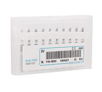 ANKROYU Punte professionali in metallo duro da 10 pezzi da 2 mm Utensili per incisione CNC Fresa ad alta precisione per metallo Plastica PCB Lavorazione del legno e incisione in ac