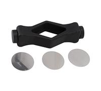 ANKROYU Puntello per porta della rondella di carico anteriore, Puntello di arresto per porta della rondella magnetica forte a forma di bocca in silicone, Puntello di arresto per (Black)