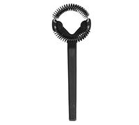 ANKROYU Pusca di pulizia della macchina da caffè set con testa rotonda e manico corto Strumento per il detergente per la testa di birra staccabile per espresso Accessori per macina (58mm 21x7,8 cm)