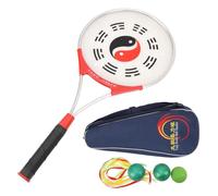ANKROYU Racchetta di Tai Chi con palle Premium in lega di alluminio leggero Set di esercizi di Tai Chi per il fitness degli anziani migliorare l'equilibrio e il rilassamento de
