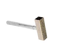 ANKROYU Ravvivatore per mola diamantata professionale a forma di T, utensile resistente con rivestimento diamantato elettrolitico per ripristinare la modellatura delle mole da banc